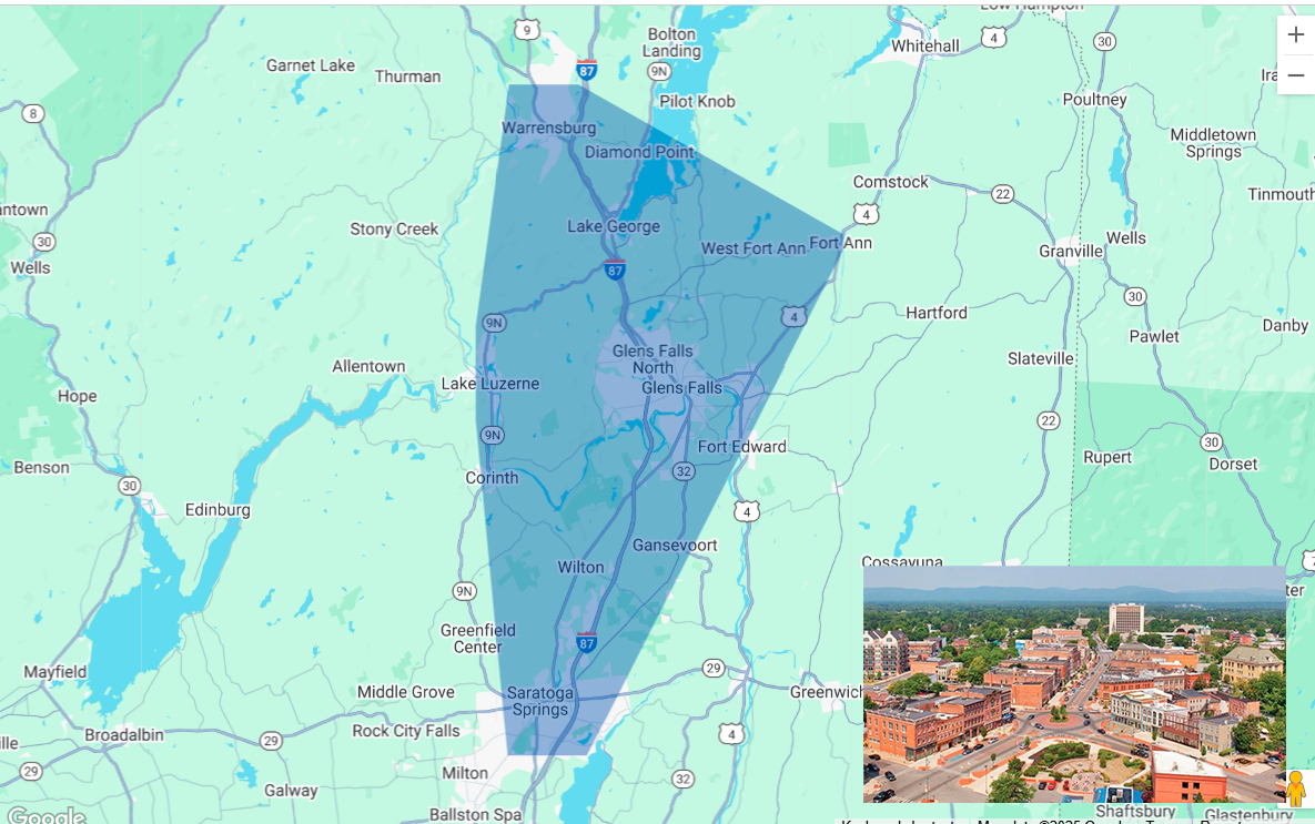 Coverage Area Map